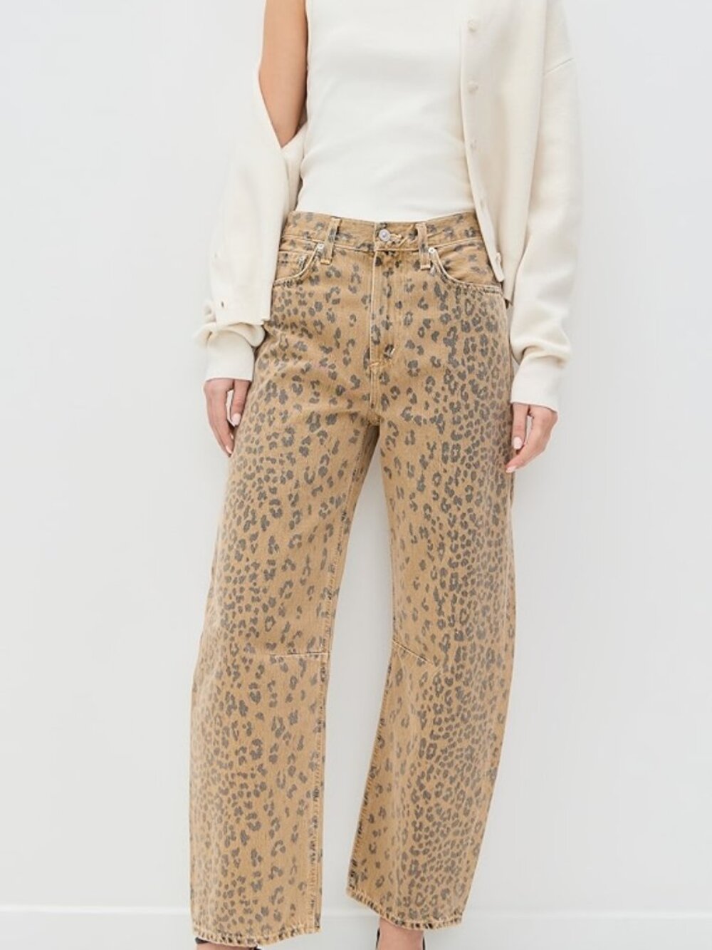 NWT Citizens of Humanity Miro Jeans Natural Cheetah 26 $298.00 - Picture 6 of 9
